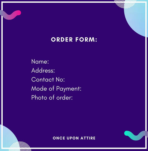 └➤ Order Form